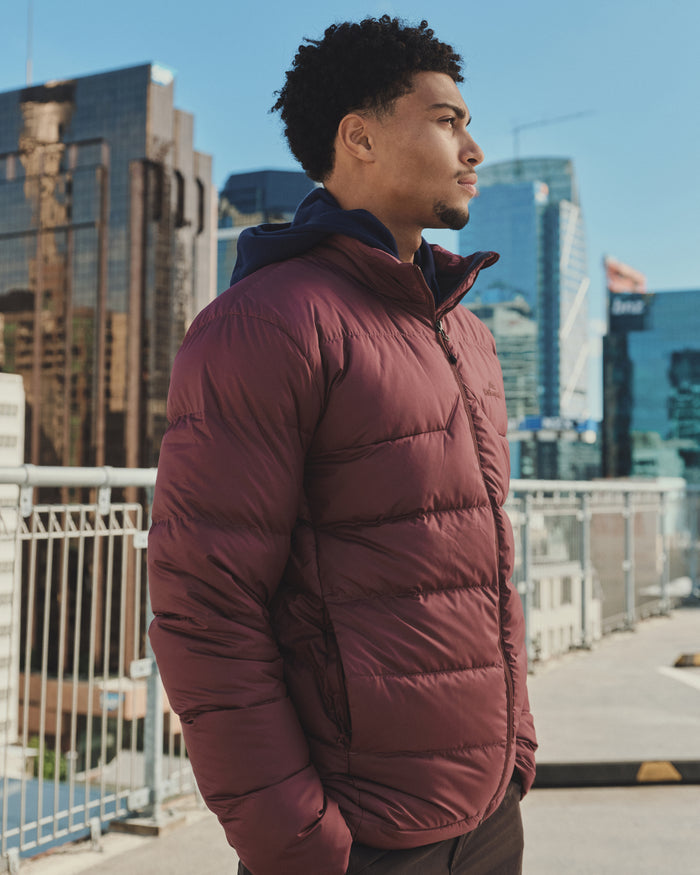 Men's Epiq Down Jacket -  Mulberry