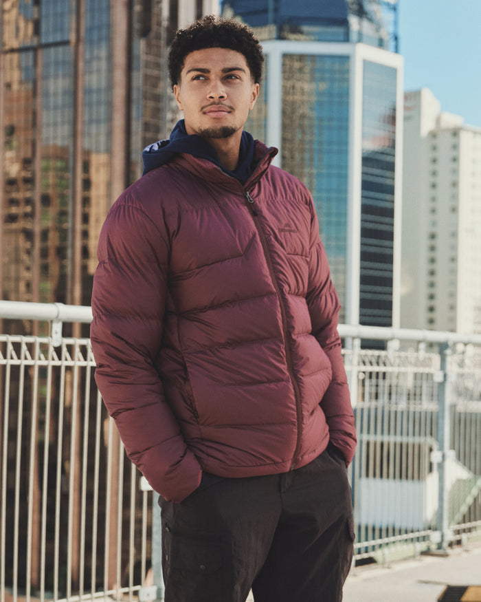 Men's Epiq Down Jacket -  Mulberry