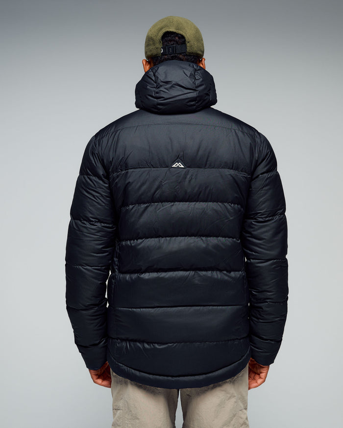 Men's Epiq Hooded Down Jacket - Black/Black