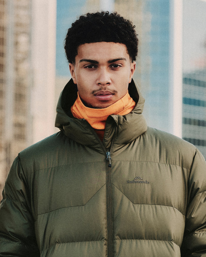Men's Epiq Hooded Down Jacket -  Light Moss