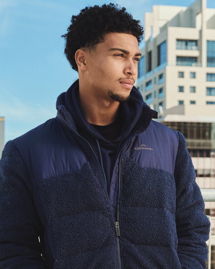 Men's Epiq Hybrid Fleece Jacket - Classic Navy