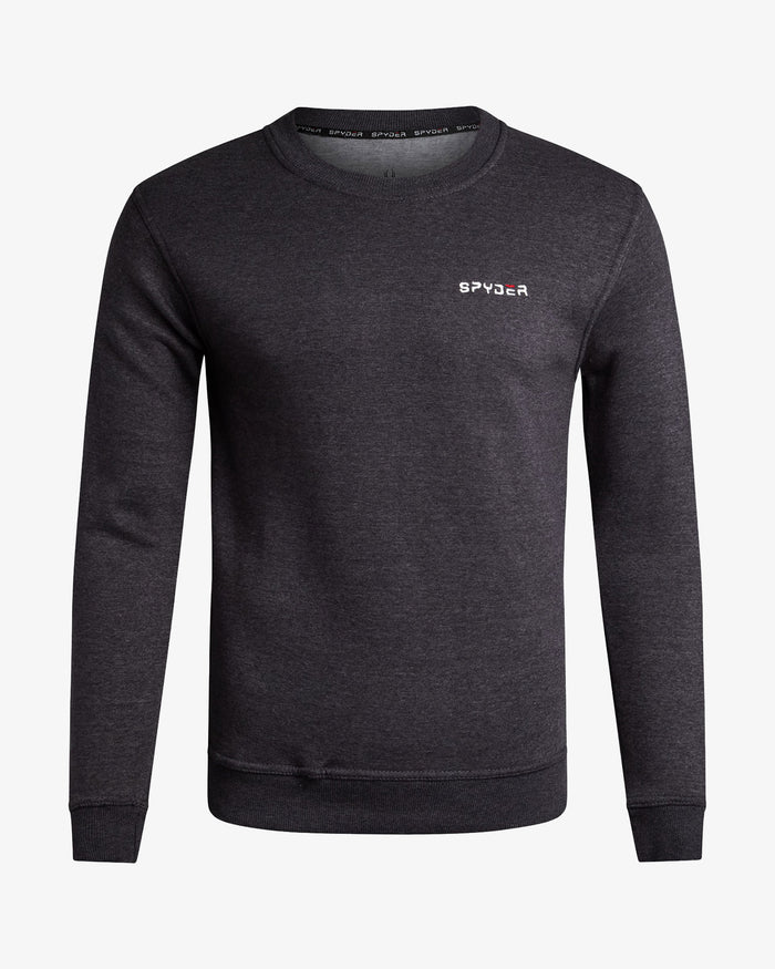 Men's Fleece Crew - Charcoal Heather