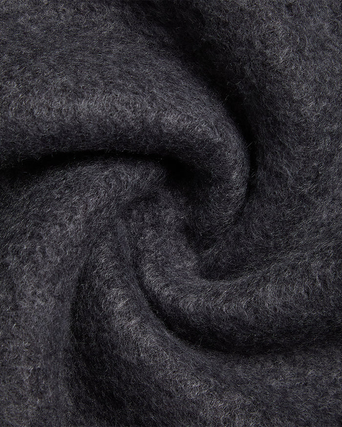 Men's Fleece Crew - Charcoal Heather
