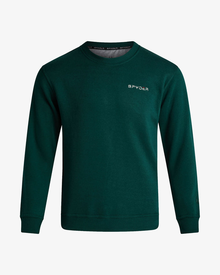 Men's Fleece Crew - Forest Green