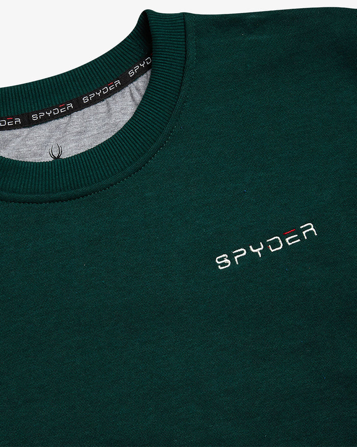 Men's Fleece Crew - Forest Green