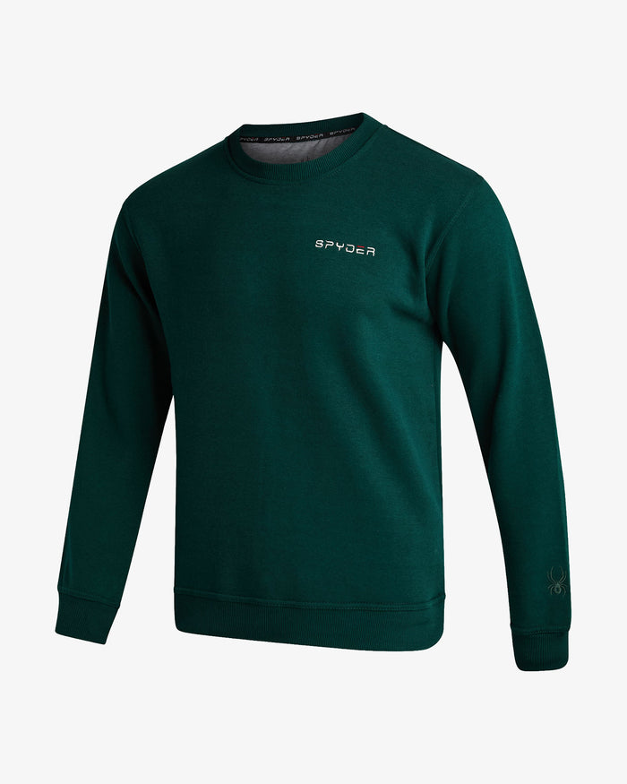 Men's Fleece Crew - Forest Green