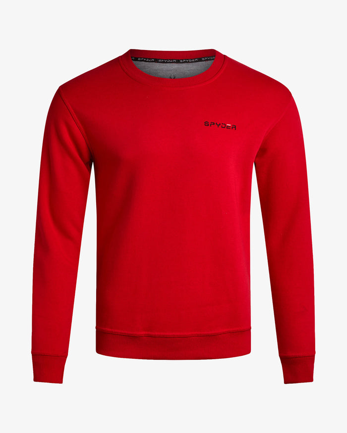 Men's Fleece Crew - Spyder Red