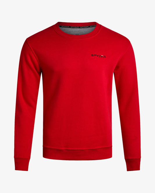 Men's Fleece Crew - Spyder Red