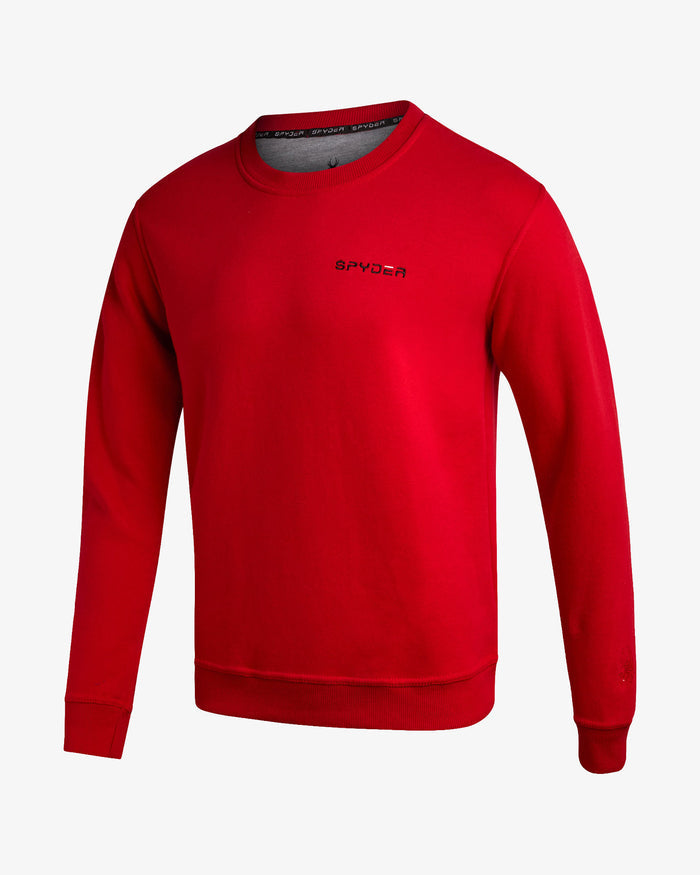Men's Fleece Crew - Spyder Red