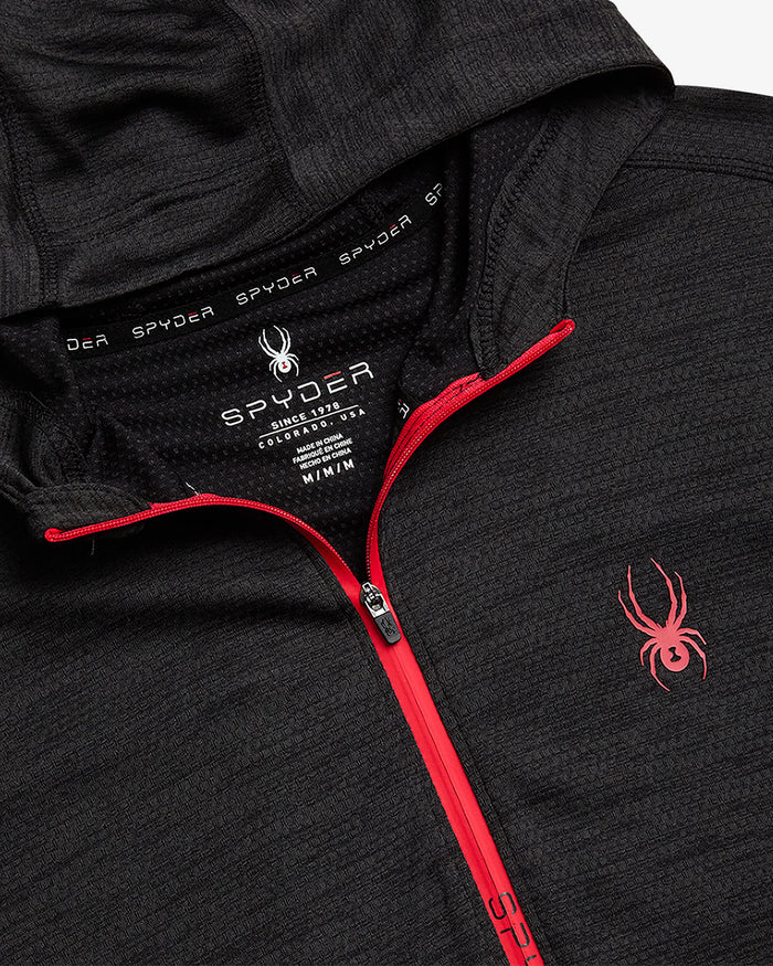 Men's Knit Half Zip - Black