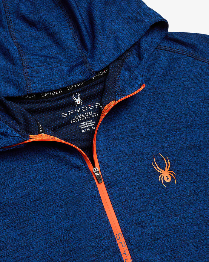 Men's Knit Half Zip - Blue