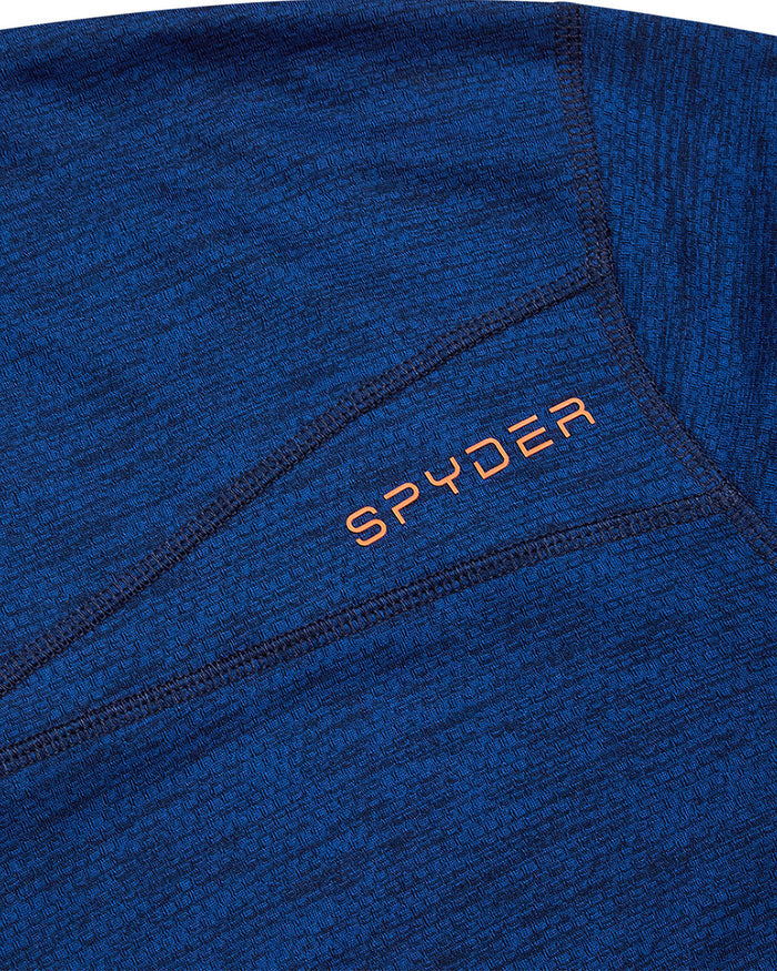 Men's Knit Half Zip - Blue