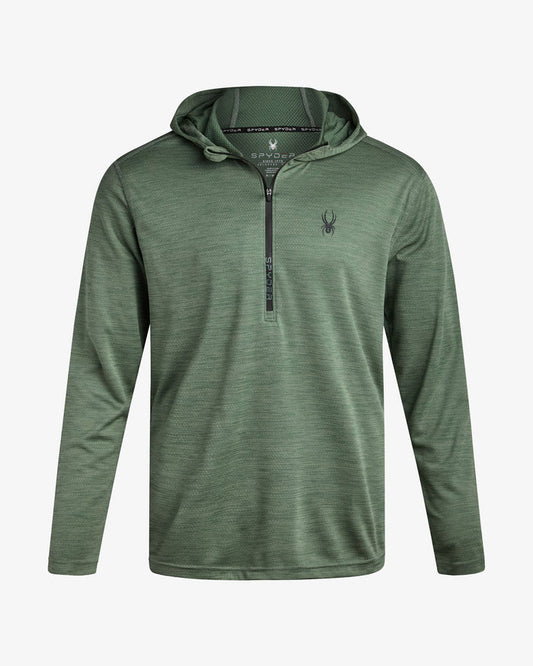 Men's Knit Half Zip - Spruce Green