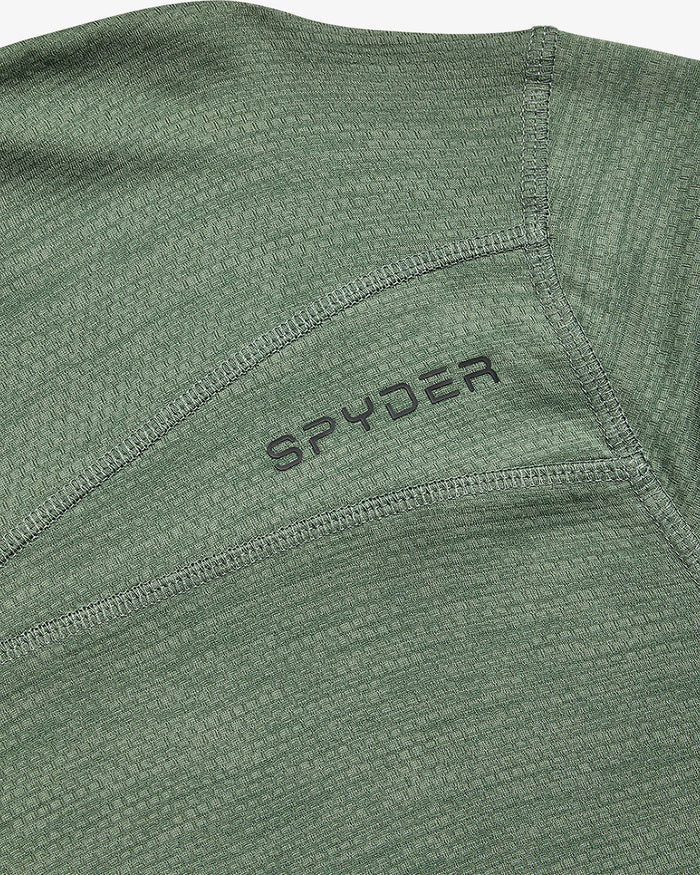 Men's Knit Half Zip - Spruce Green