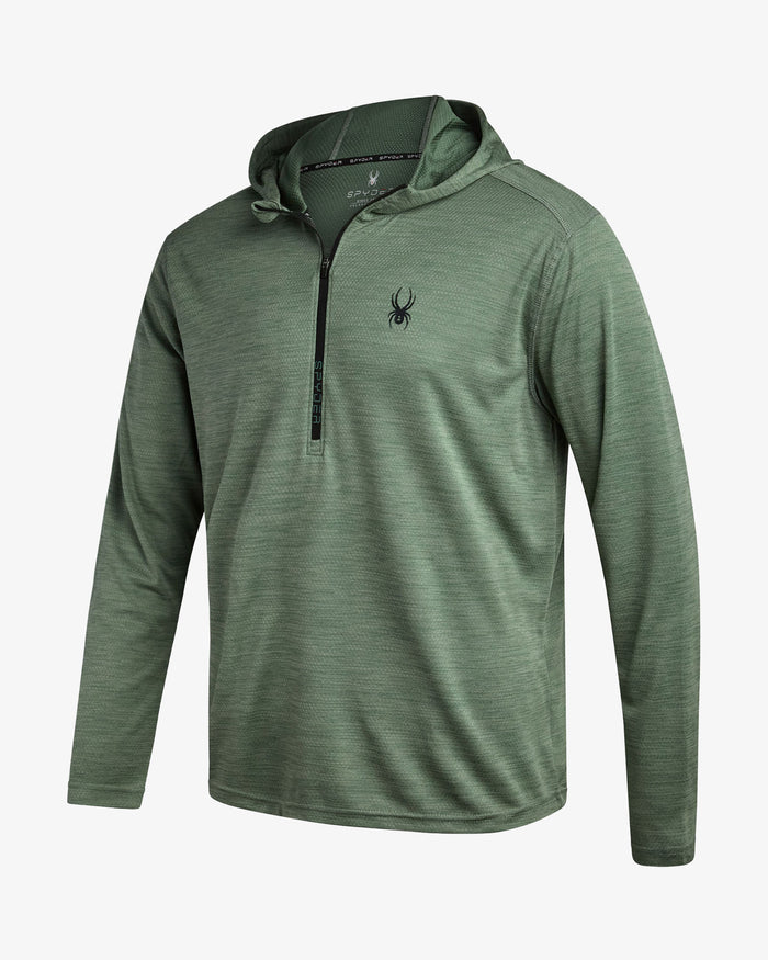 Men's Knit Half Zip - Spruce Green