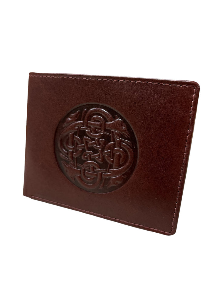 Men's Leather Bifold Wallet - Hounds