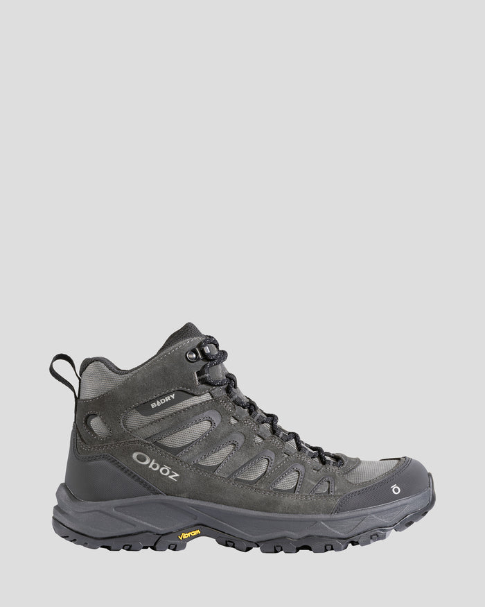 Men's Oboz Sawtooth Ascent MID Waterproof Boots - Charcoal