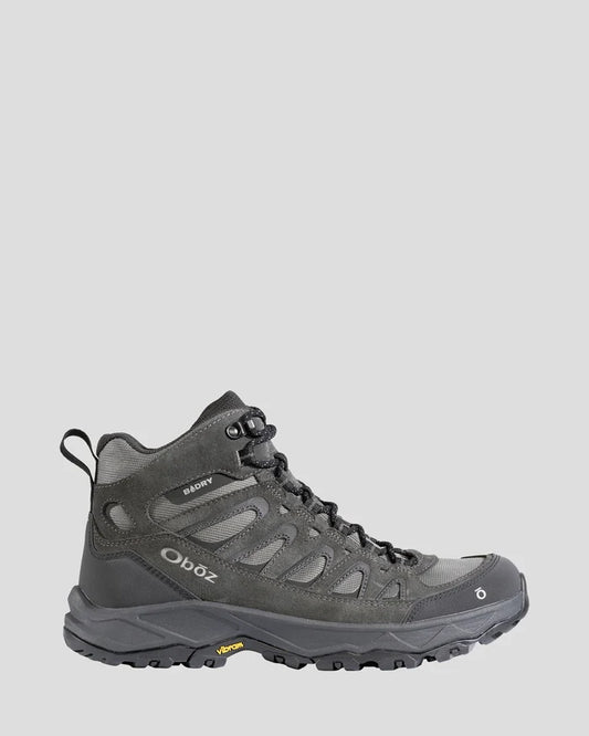 Men's Oboz Sawtooth Ascent MID Waterproof Boots - Charcoal