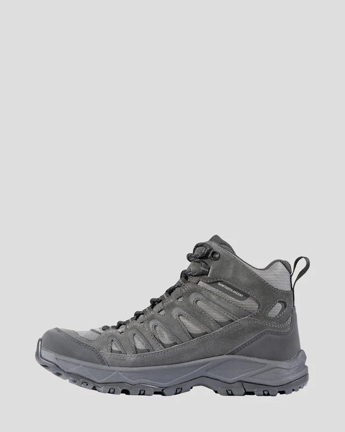 Men's Oboz Sawtooth Ascent MID Waterproof Boots - Charcoal