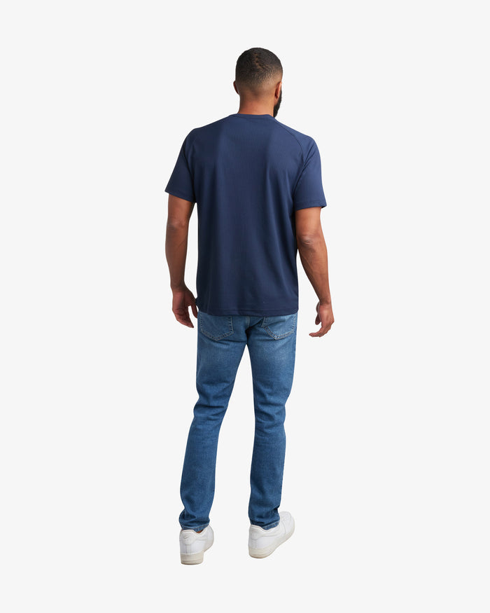 Men's Short Sleeve Henley - Navy