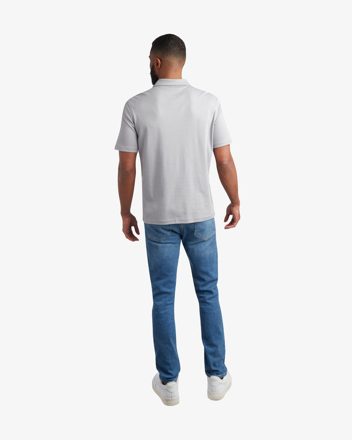 Men's Short Sleeve Interlock Polo - Pewter