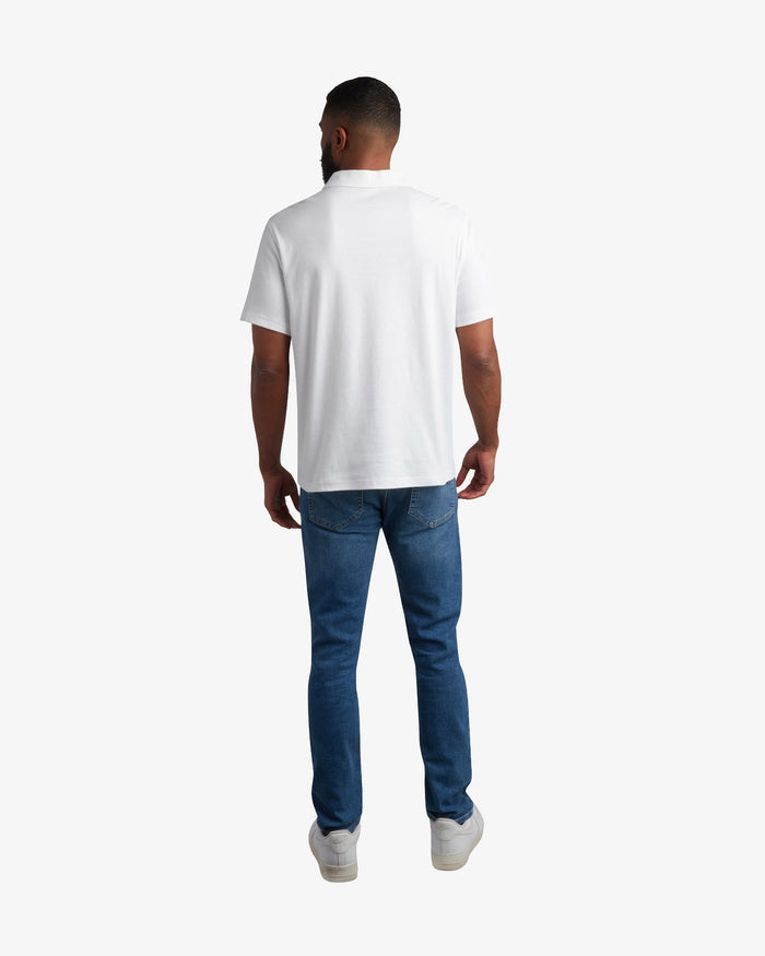 Men's Short Sleeve Interlock Polo - White