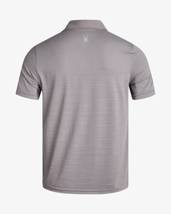 Men's Short Sleeve Jacquard Polo - Pewter