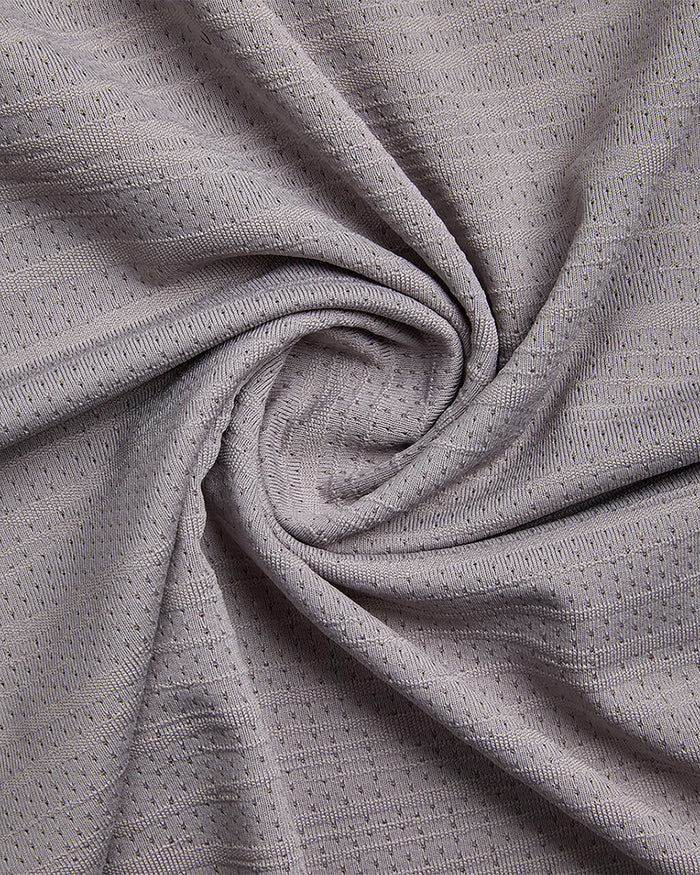 Men's Short Sleeve Jacquard Polo - Pewter