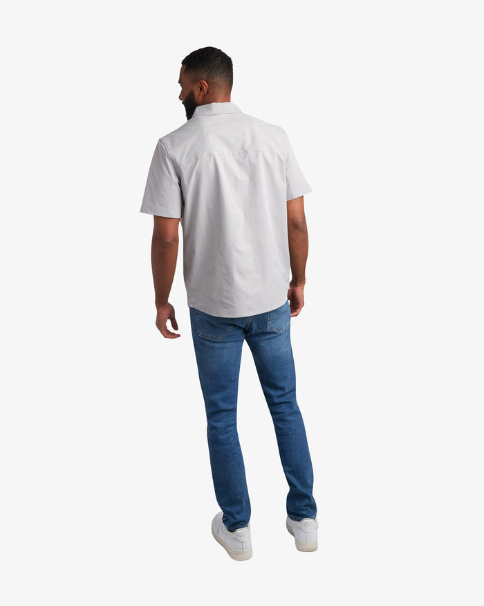 Men's Short Sleeve Ripstop Polo - Pewter