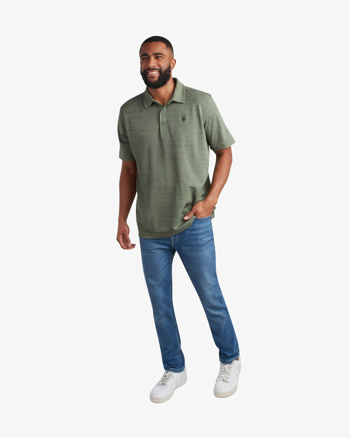 Men's Short Sleeve Tech Polo - Spruce Green