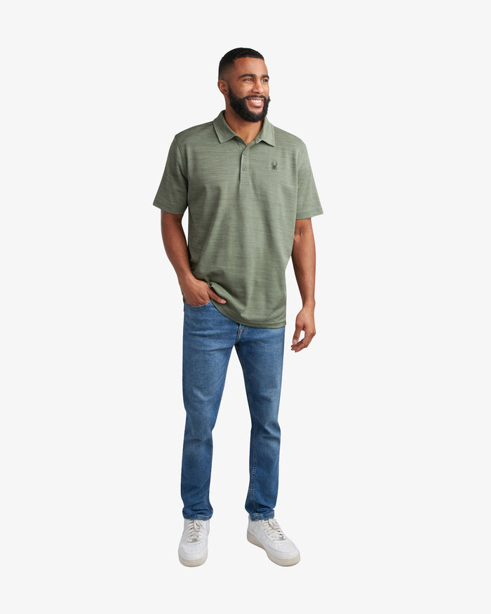 Men's Short Sleeve Tech Polo - Spruce Green