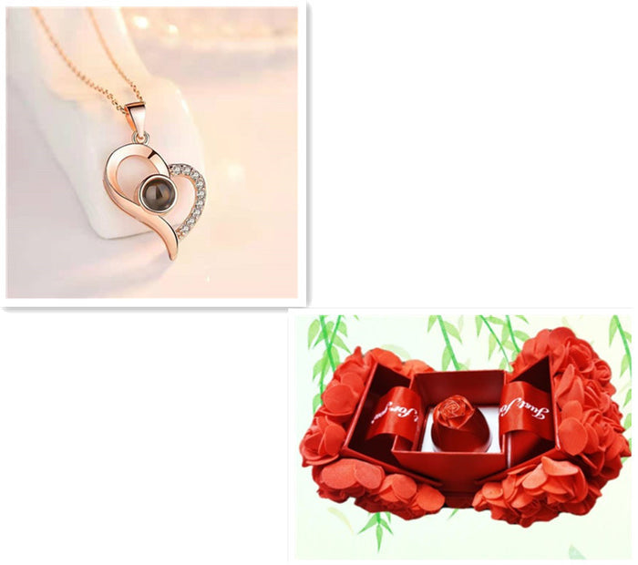 Premium Romantic Necklace Gift Collection – 4 Pieces