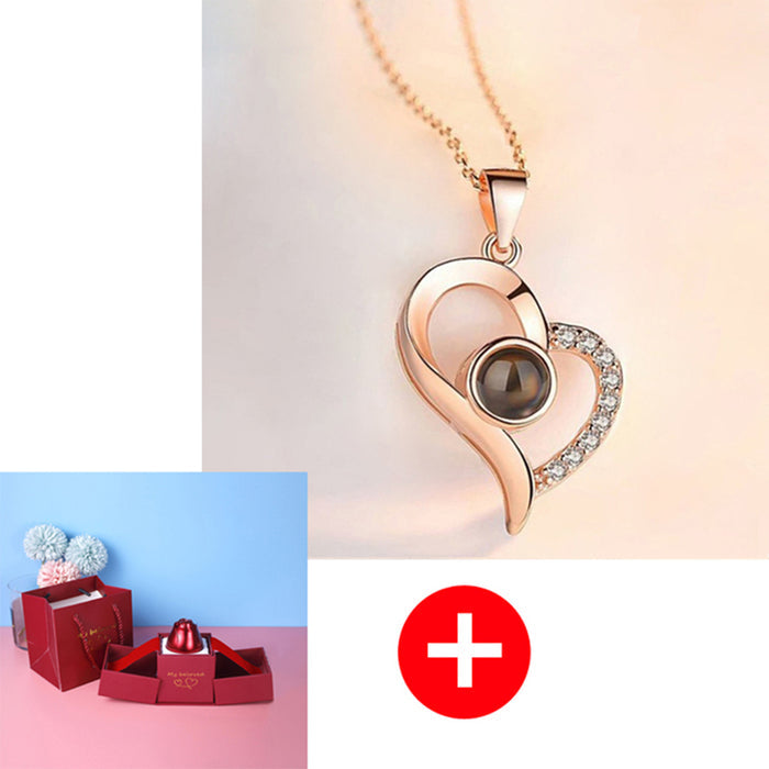 Infinite Love Heart Necklace – Gold