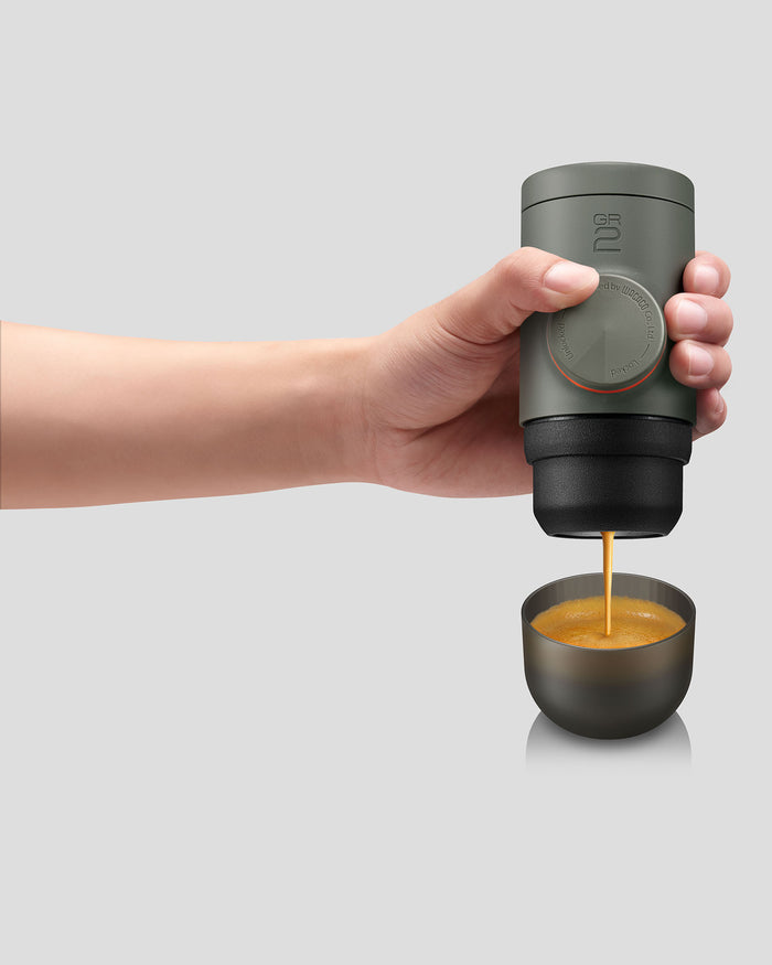 Minipresso GR2 Portable Espresso Machine - Gray Olive