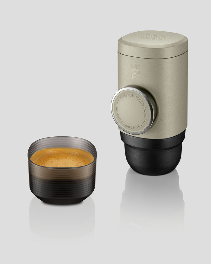 Minipresso NS2 Portable Capsule (Nespresso) Espresso Machine - Stone Beige
