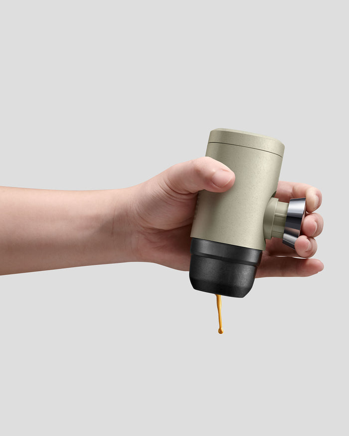 Minipresso NS2 Portable Capsule (Nespresso) Espresso Machine - Stone Beige