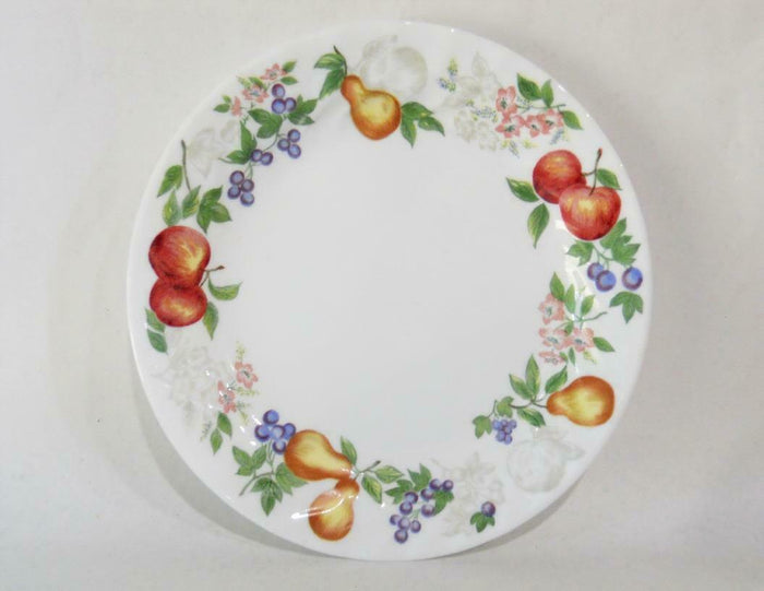 *MINT 1 Corelle CHUTNEY 7 1/4" Bread DESSERT PLATE Fruit Harvest Swirl Rim