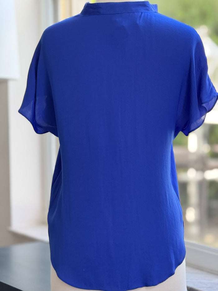 Morgan Top in Capri Blue