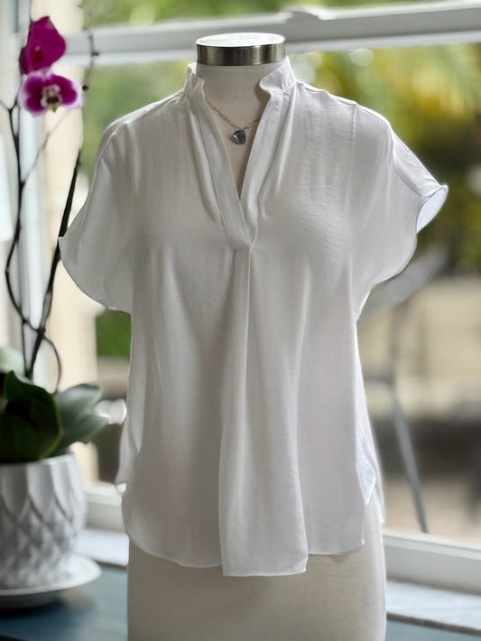 Morgan satin top