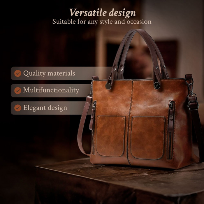 Nancy - Timeless Elegance Vegan Leather Shoulder Bag