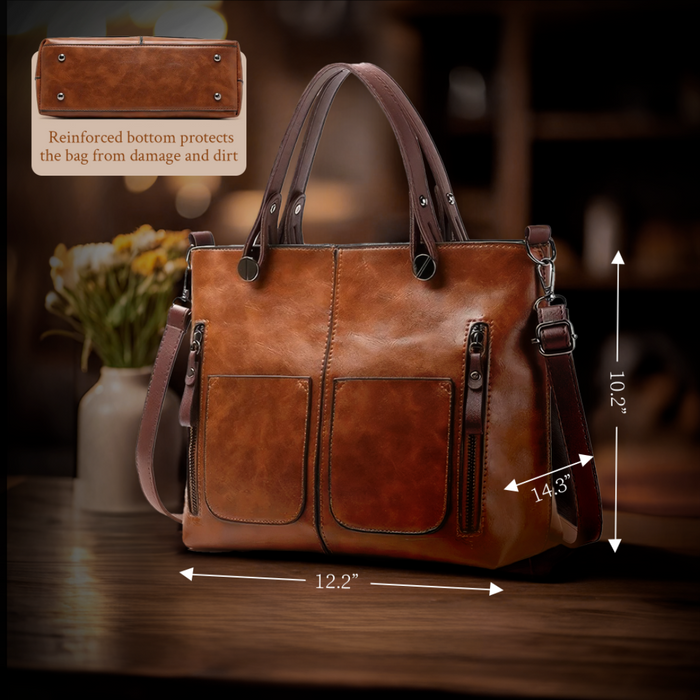 Nancy - Timeless Elegance Vegan Leather Shoulder Bag