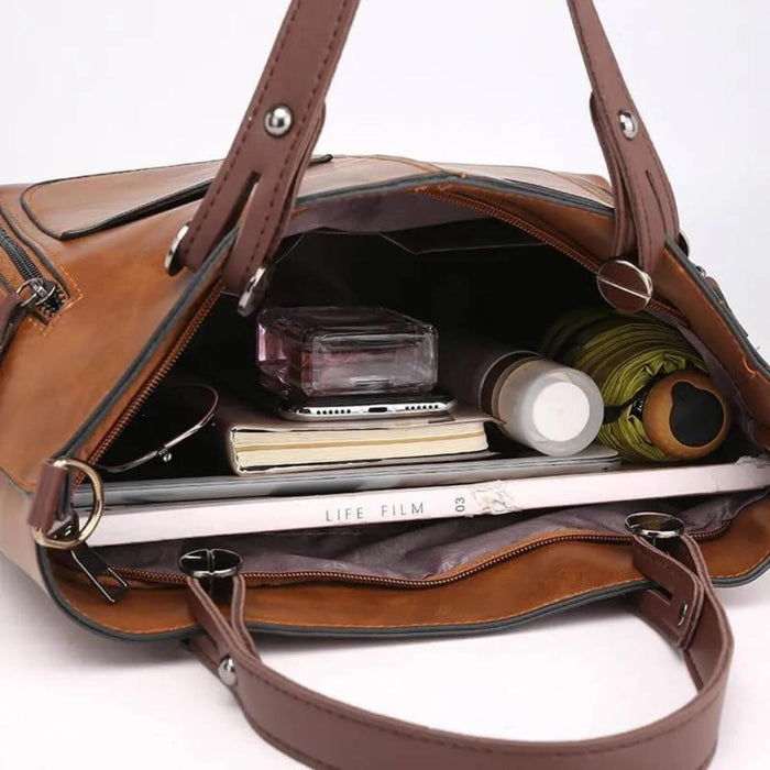 Nancy - Timeless Elegance Vegan Leather Shoulder Bag