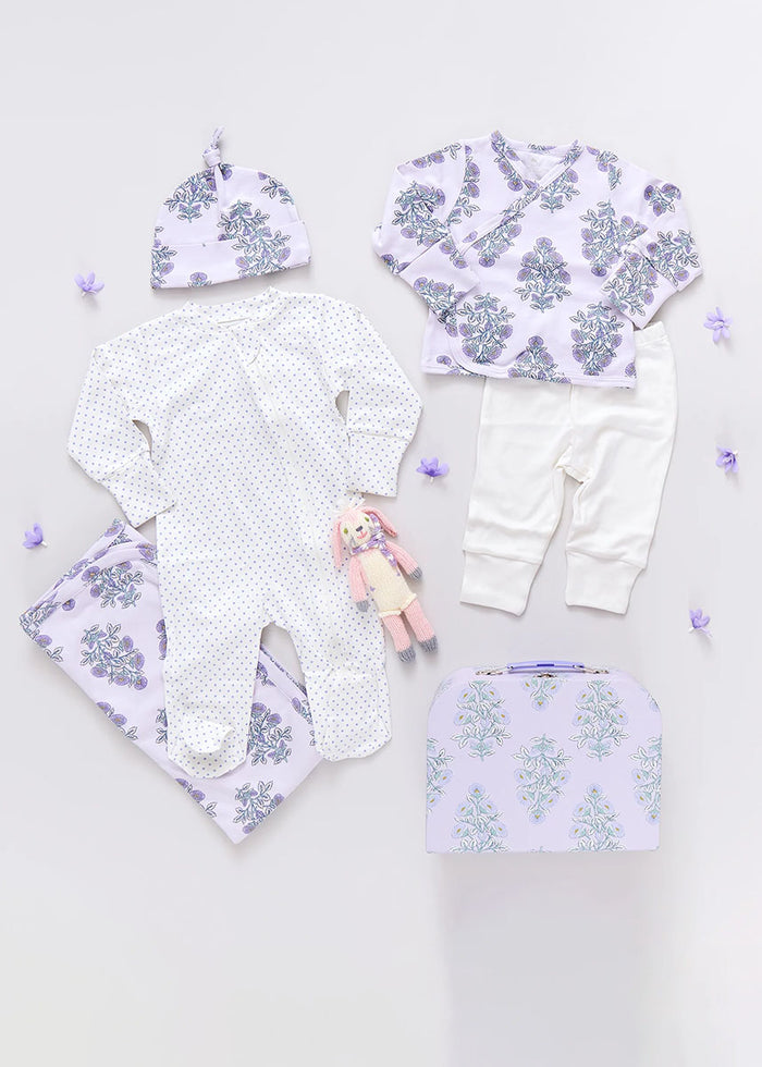 Nesting Box Baby Take Home Set - Lavender Bouquet