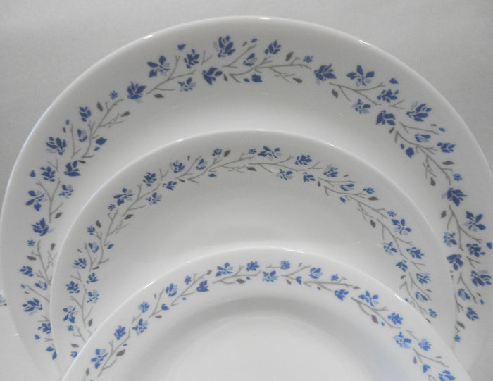 ❤️ New 12-pc Corelle LILAC BLUSH DINNERWARE SET Plates Bowls *Purple Blue Floral