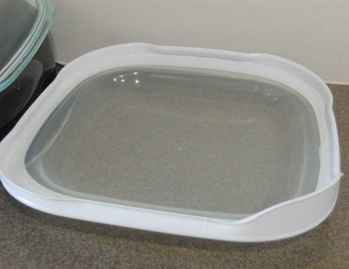 New 3-pc Corelle 1.5 Qt BLACK Simplylite BAKE SERVE STORE Casserole Dish & Covers