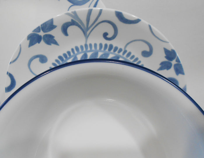 ❤️ NEW Corelle ARTEMIS 18-oz SOUP CEREAL BOWL 6 1/4" x 2" Dark Blue Rim