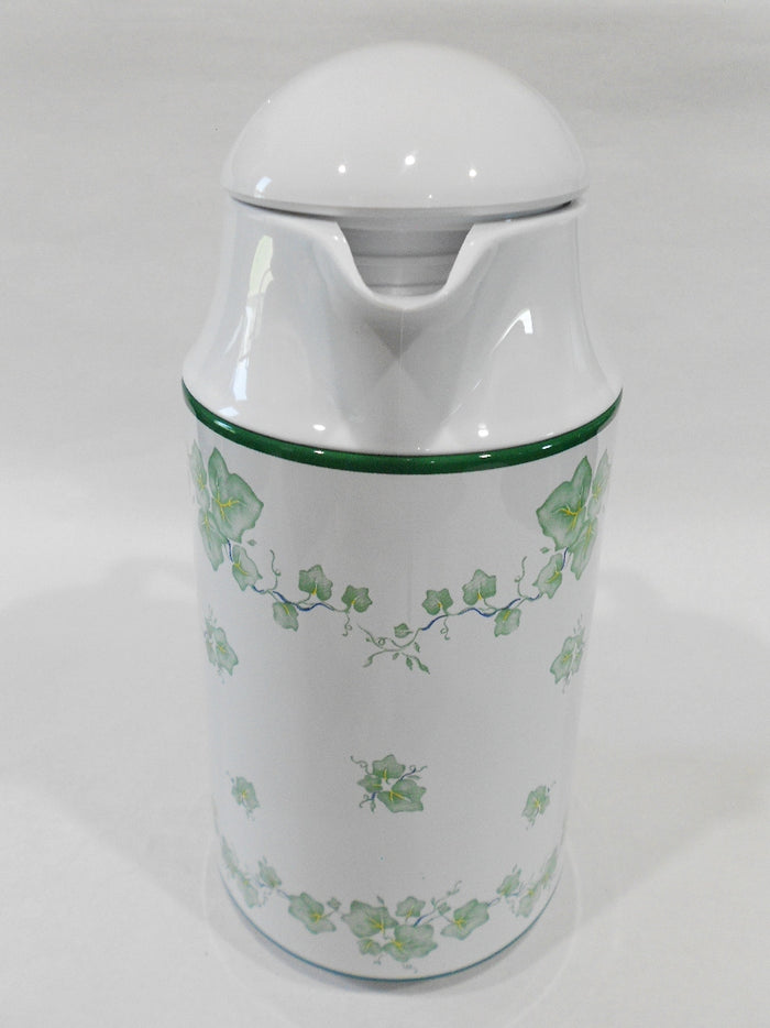 ❤️ NEW Corelle CALLAWAY Green Ivy 1-Qt Thermal SERVING CARAFE Hot Cold Coffee Tea