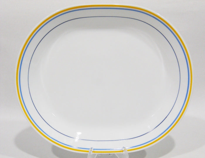 *NEW Corelle CASA FLORA ~ BELLA VISTA SERVING PLATTER Plate *Mexico Blue Yellow