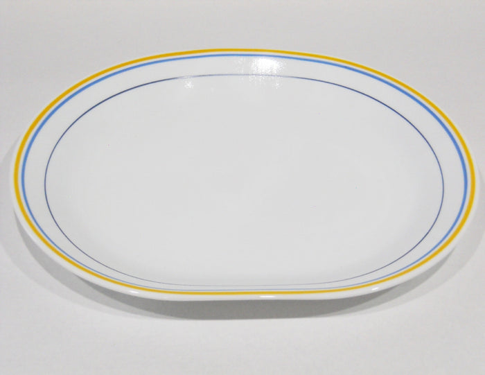 *NEW Corelle CASA FLORA ~ BELLA VISTA SERVING PLATTER Plate *Mexico Blue Yellow