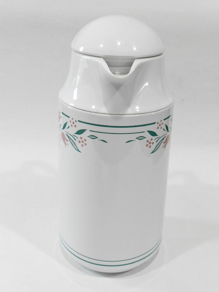 ❤️ NEW Corelle Corning ROSEMARIE 1-Qt Thermal SERVING CARAFE Hot Cold Coffee Tea